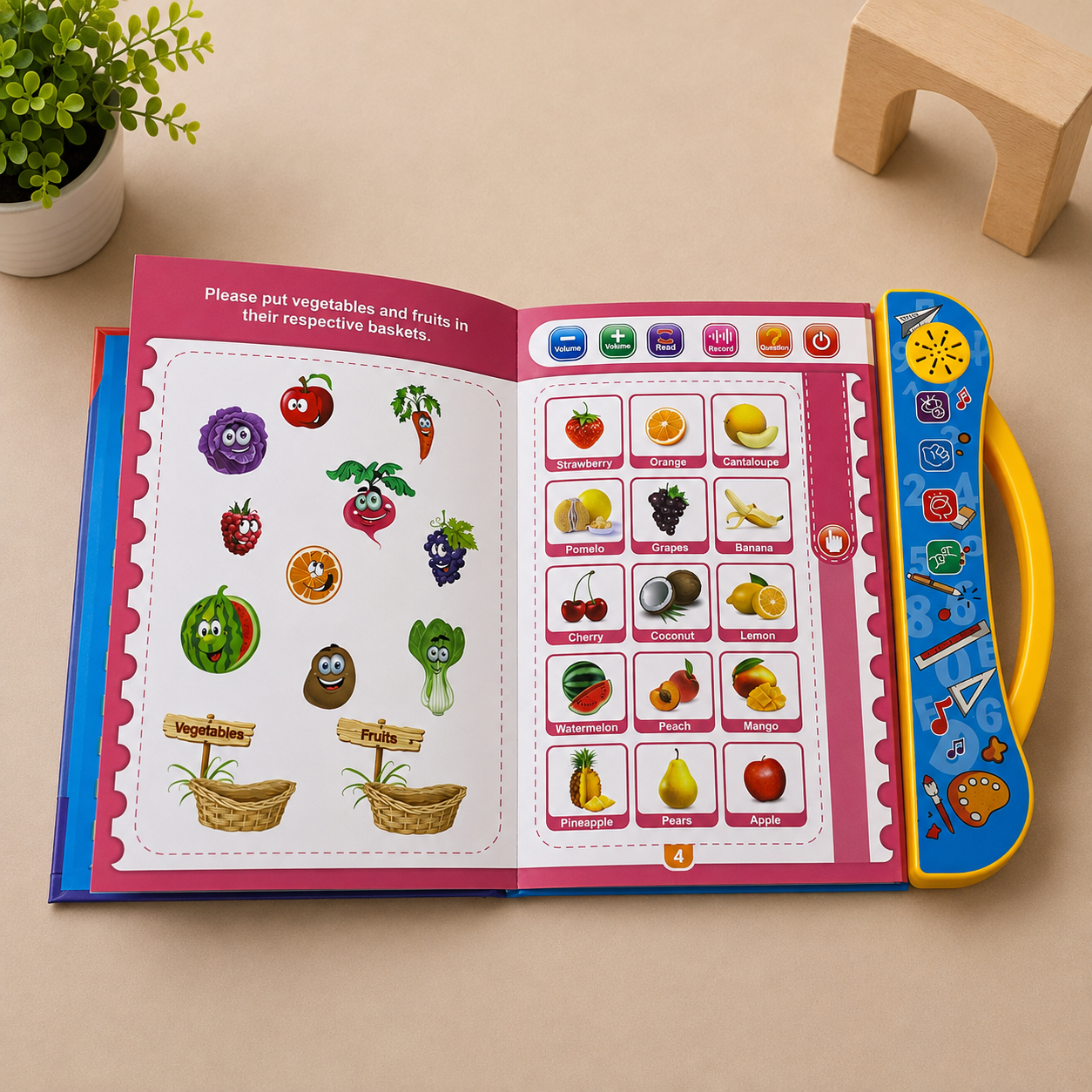 10 in 1 Audio Learning Book For Kids | Audio + Write & Wipe Pages