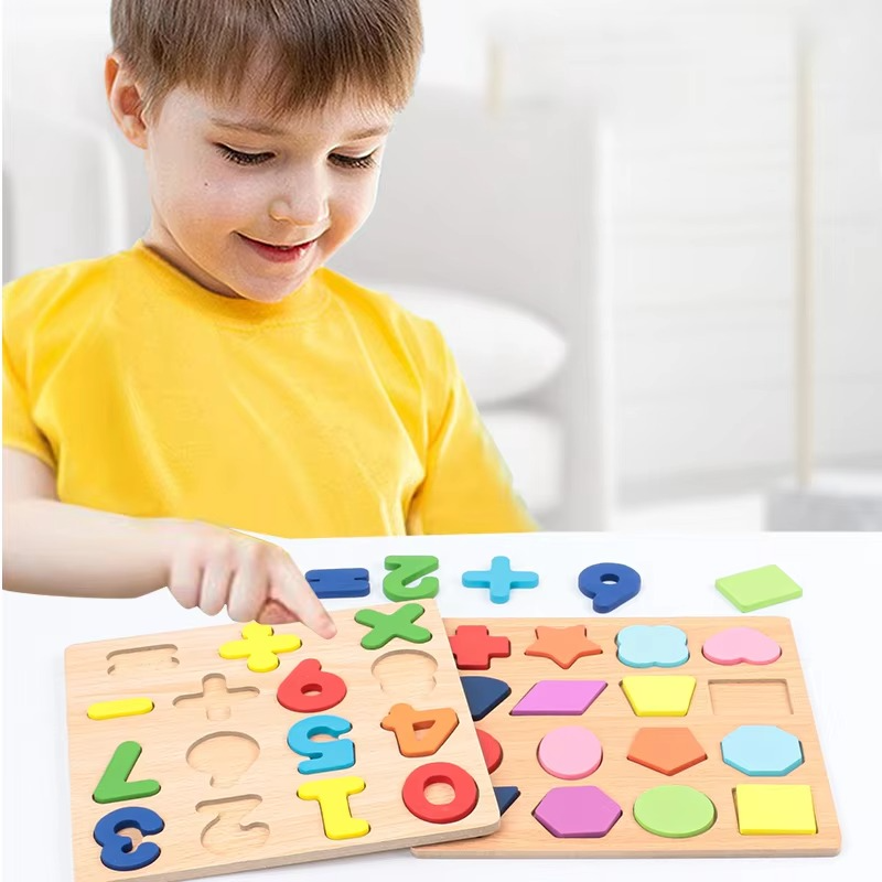 3 Learning Puzzel Toys Set | Alphabets, Numbers and Shapes