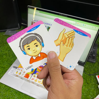 6 in 1 Flash Cards Kit for Preschoolers | 200+ Cards