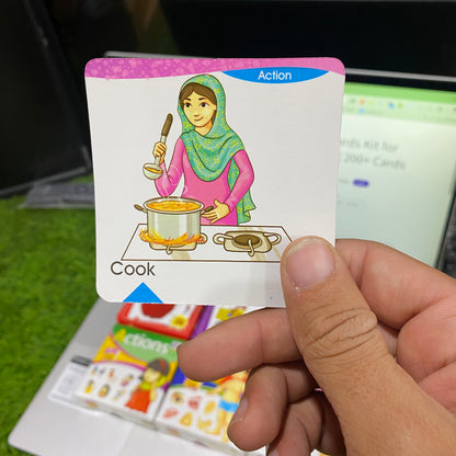 6 in 1 Flash Cards Kit for Preschoolers | 200+ Cards