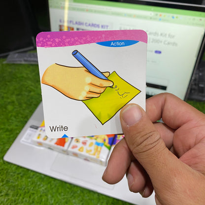 6 in 1 Flash Cards Kit for Preschoolers | 200+ Cards