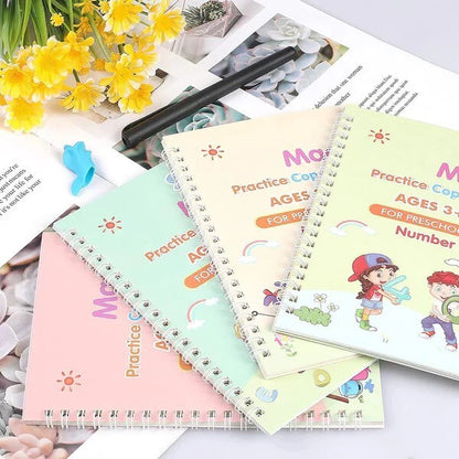 Preschool Reusable Practice Books | Pack of 4