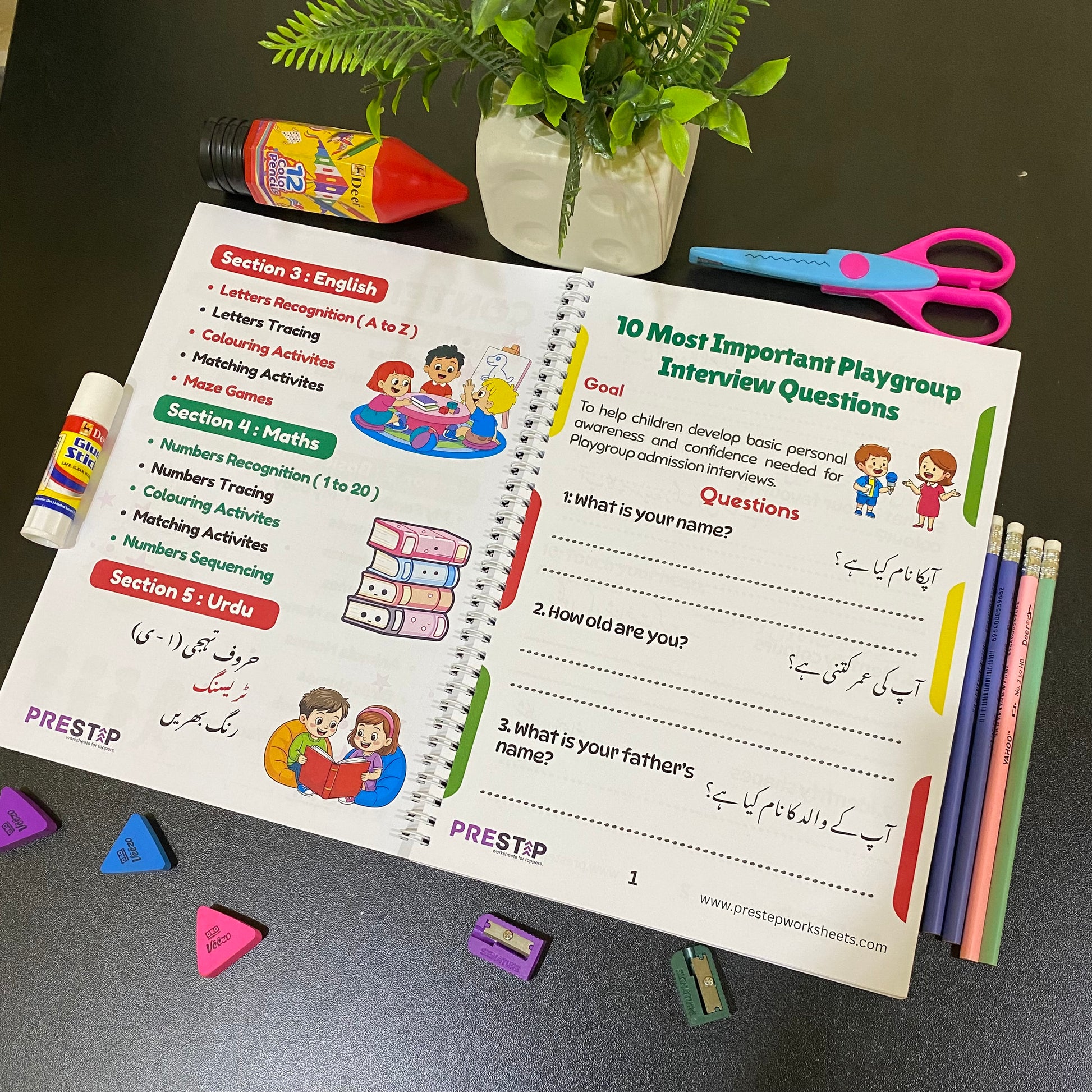 Playgroup Admission Preparation Kit for Kids 2 to 3.5 Years