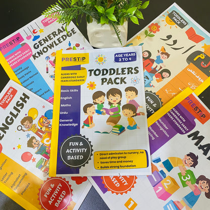 Toddlers Pack | 5 Months Complete Playgroup Course | Free Delivery