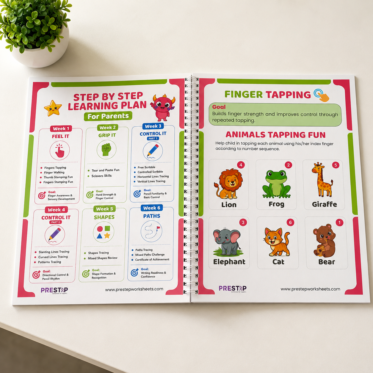 Pre-Handwriting Pack | Step-by-Step Pencil Control Course with Certificate | Ages 3 to 5