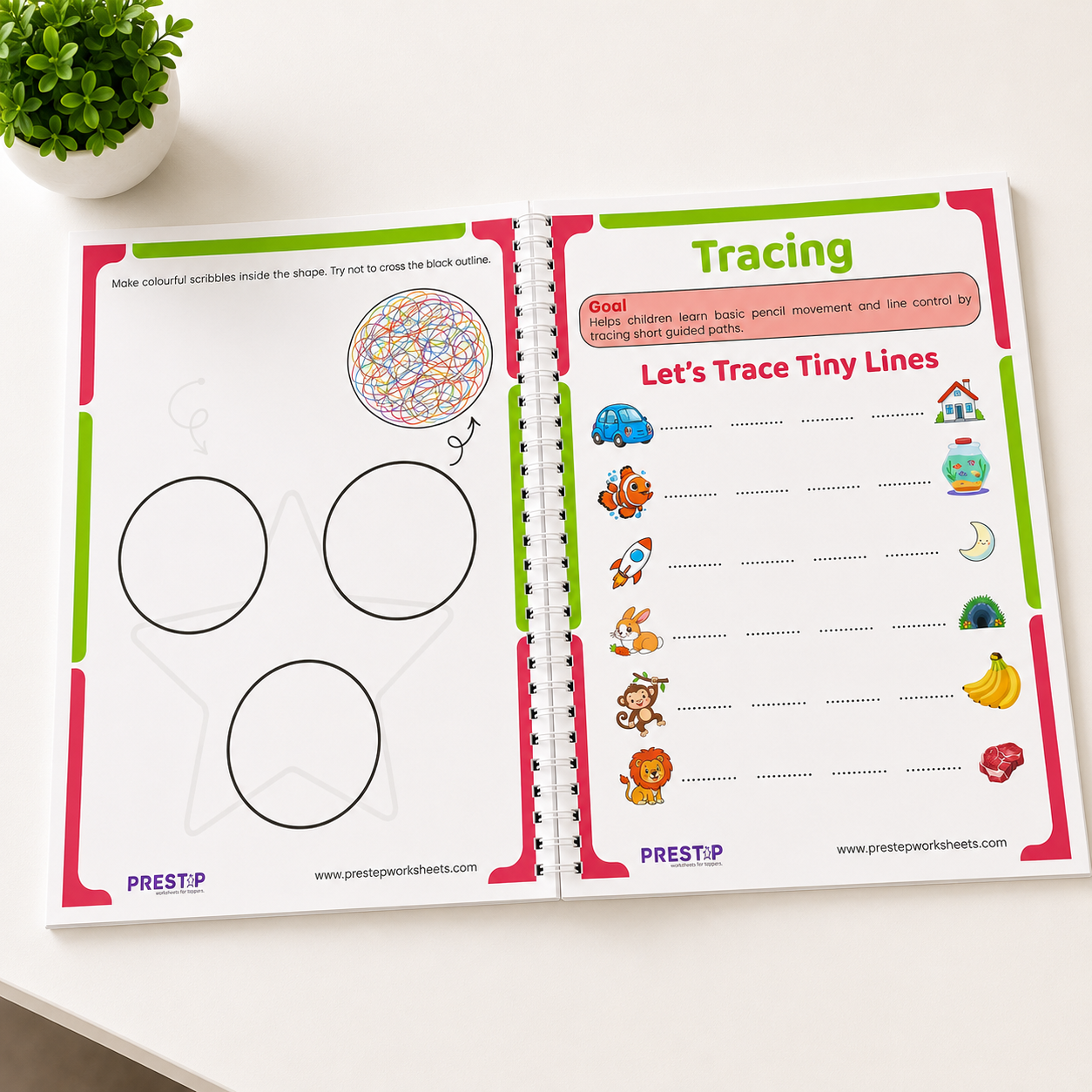Pre-Handwriting Pack | Step-by-Step Pencil Control Course with Certificate | Ages 3 to 5