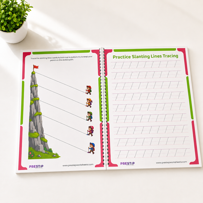 Pre-Handwriting Pack | Step-by-Step Pencil Control Course with Certificate | Ages 3 to 5