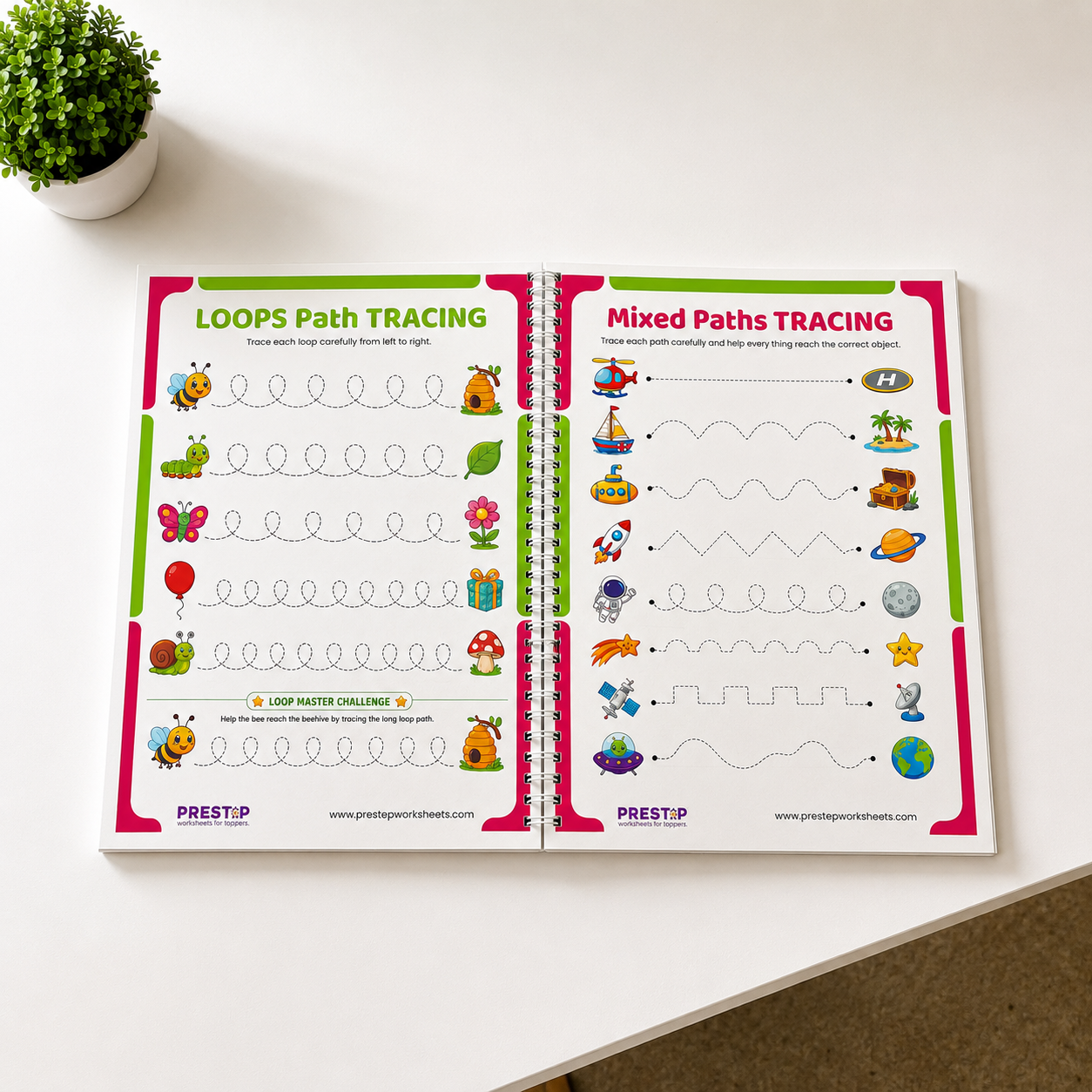 Pre-Handwriting Pack | Step-by-Step Pencil Control Course with Certificate | Ages 3 to 5