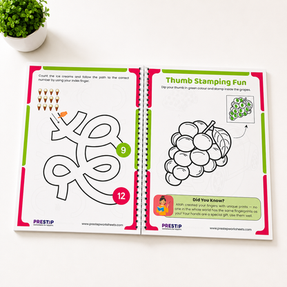 Pre-Handwriting Pack | Step-by-Step Pencil Control Course with Certificate | Ages 3 to 5