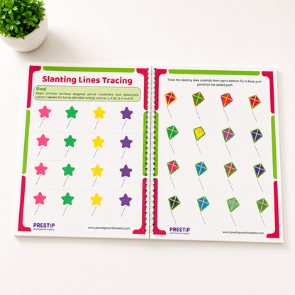 Pre-Handwriting Pack | Step-by-Step Pencil Control Course with Certificate | Ages 3 to 5