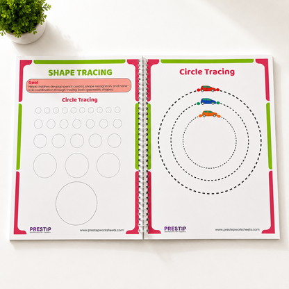Pre-Handwriting Pack | Step-by-Step Pencil Control Course with Certificate | Ages 3 to 5