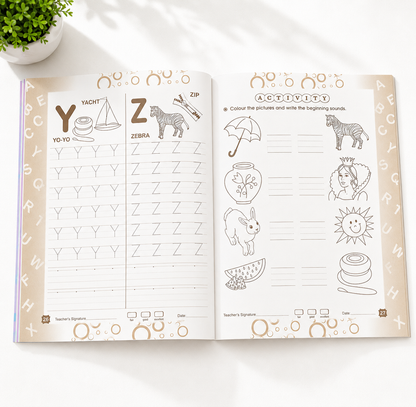 Pre-Handwriting Pack | Step-by-Step Pencil Control Course with Certificate | Ages 3 to 5