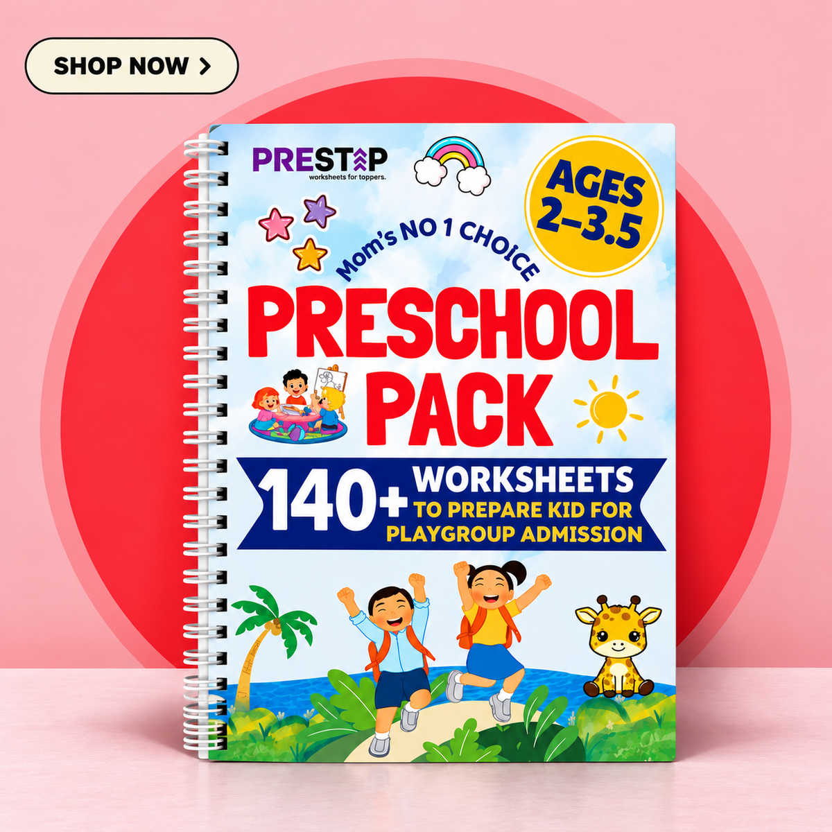 Preschool Pack | Playgroup Admission Preparation Bundle | 2 - 3.5 Years