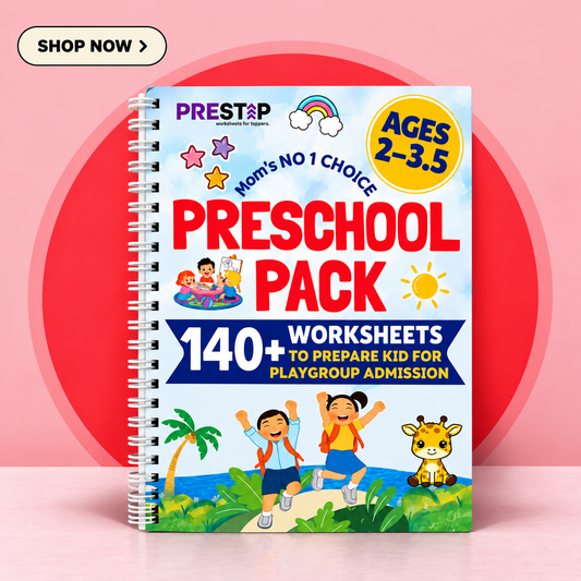 Preschool Pack | Playgroup Admission Preparation Bundle | 2 - 3.5 Years