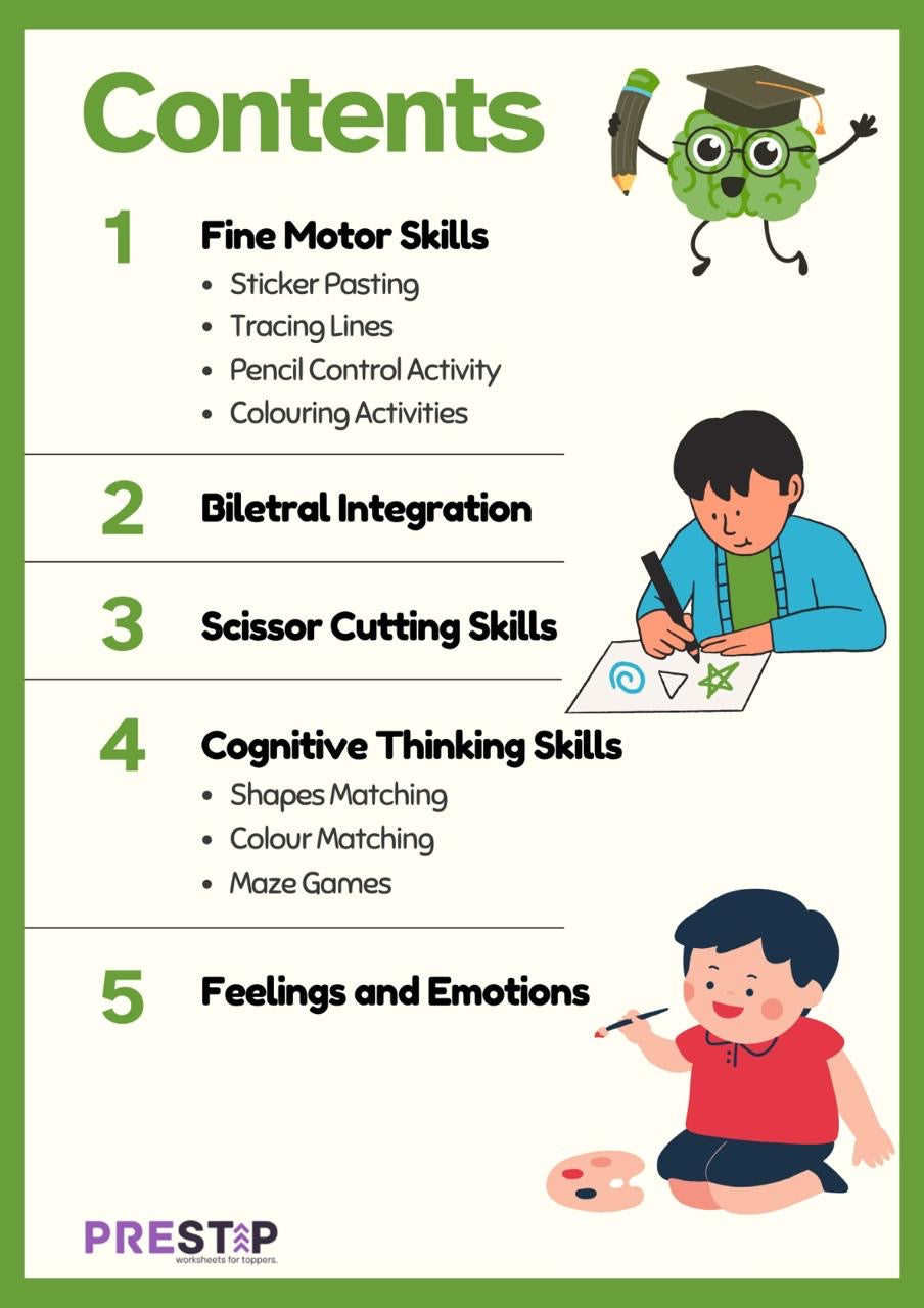 Toddlers Pack | 5 Months Playgroup Learning Bundle | Free Shipping