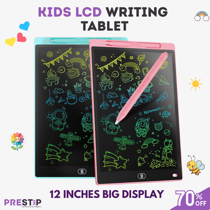 Kids LCD Writing Tablet 12 Inch Large Screen Drawing Writing Pakistan
