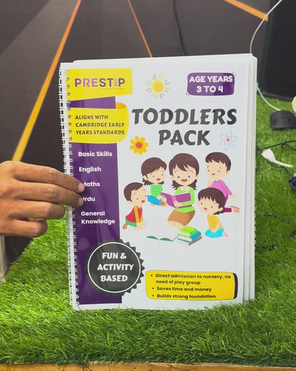 Toddlers Pack | 5 Months Playgroup Learning Bundle | Free Shipping